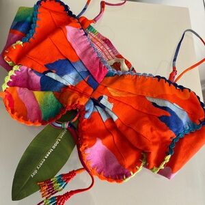 FARM RIO Ombre Chita Red Top